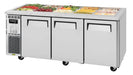 Turbo Air JBT-72-N 71" Stainless Steel Refrigerated Buffet Display Table - Donut-Equipment.com