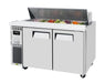 Turbo Air JST-60-N 60" 2 Door Side Mount Compressor Refrigerated Sandwich Prep Table - Donut-Equipment.com