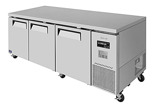 Turbo Air JUF-93D-N J Series 93" Extra Deep Undercounter Freezer w/ 3 Drawers & Side Mounted Compressor - Donut-Equipment.com