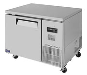 Turbo Air JUR-44D-N J Series 44" Extra Deep Undercounter Refrigerator w/ 2 Drawers & Side Mounted Compressor - Donut-Equipment.com