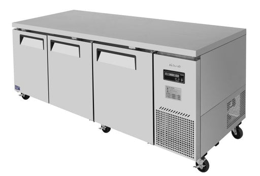 Turbo Air JUR-93D-N J Series 93" Extra Deep Undercounter Refrigerator w/ 3 Drawers & Side Mounted Compressor - Bakery Wholesalers