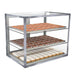 Jahabow 9200 Series 29"L x 20"D x 18"H Countertop Bakery Display Case – Aluminum, Tempered Glass, w/ 2 Shelves, Non-Refrigerated - Bakery Wholesalers
