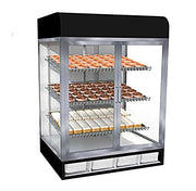 Jahabow 99342 Series 31"L x 24"D x 42-1/2"H Countertop Bakery Display Case – Aluminum, Tempered Glass, w/ 3 Shelves, Non-Refrigerated - Bakery Wholesalers