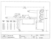 LVO SM224-6 Donut Production Table Sheeter Left To Right Production Bakery Wholesalers