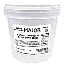 Major Caramel Dip & Dry Icing- 22 pound pail Bakery Wholesalers