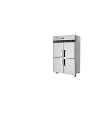 Turbo Air M3F47-4-N 51-3/4" M3 Series Reach-In Top Mount Insulated Freezer With 2 Sections And 4 Doors, 42.1 Cubic Feet, 115 Volts - Donut-Equipment.com