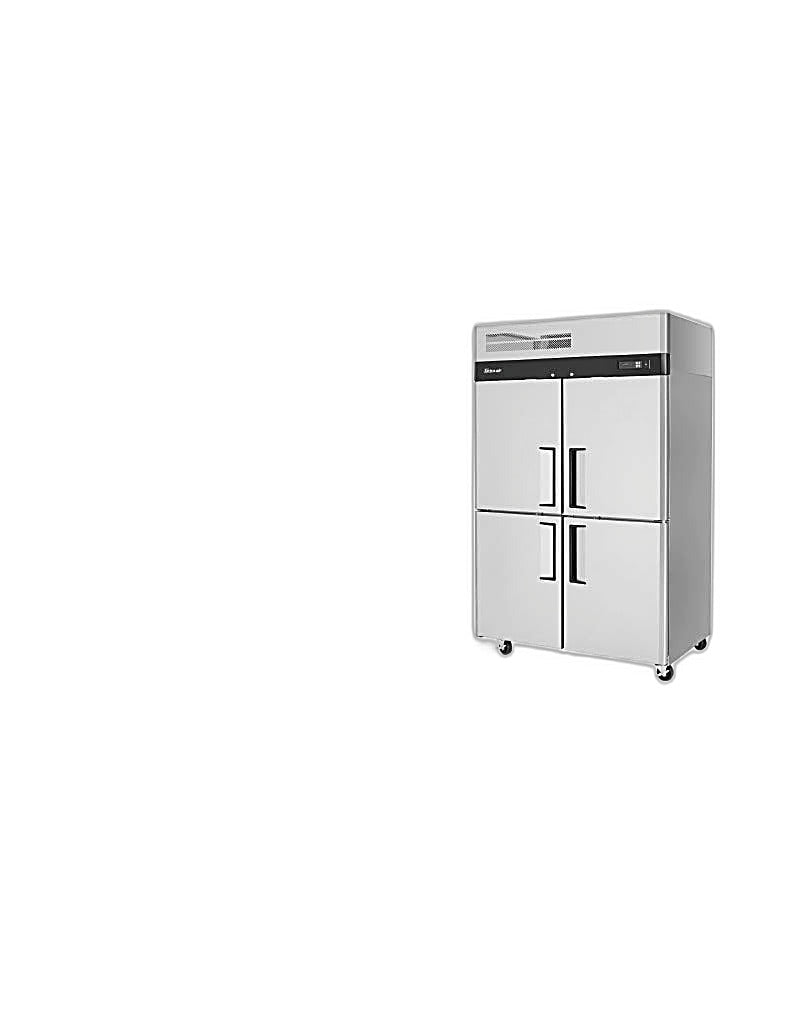 Turbo Air M3F47-4-N 51-3/4" M3 Series Reach-In Top Mount Insulated Freezer With 2 Sections And 4 Doors, 42.1 Cubic Feet, 115 Volts - Donut-Equipment.com
