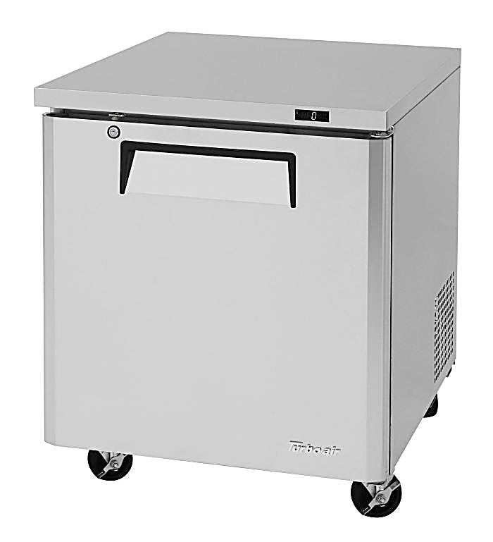 Turbo Air MUF-28-N 27 1/2" W Undercounter Freezer w/ 1 Section & 1 Solid Door - Donut-Equipment.com