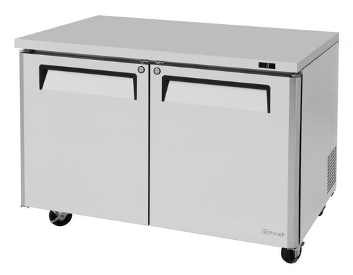 Turbo Air MUF-48-N 48 1/4" W Undercounter Freezer w/ 2 Sections & 2 Solid Doors - Bakery Wholesalers