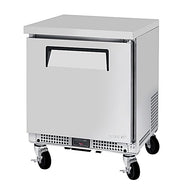 Turbo Air MUR-24S-N6 M3 Series 24" Shallow Depth Undercounter Refrigerator w/ 1 Section & Solid Door - Donut-Equipment.com