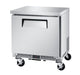 Turbo Air MUR-27S-N6 M3 Series 27" Shallow Depth Undercounter Refrigerator w/ 1 Section & Solid Door - Bakery Wholesalers