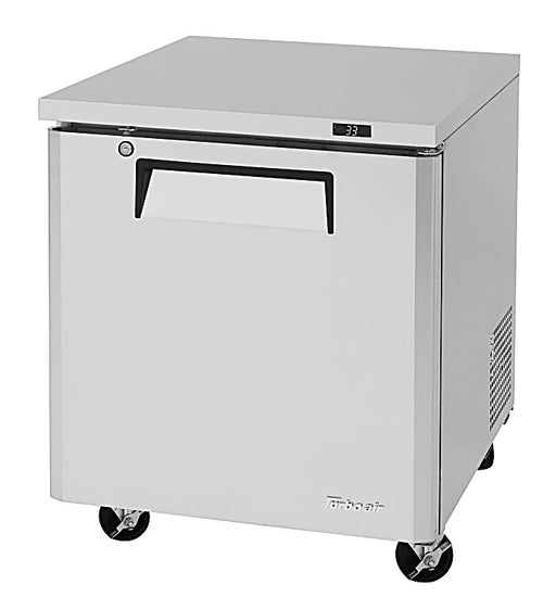 Turbo Air MUR-28-N 27 1/2" W Undercounter Refrigerator w/ 1 Section & Solid Door - Donut-Equipment.com