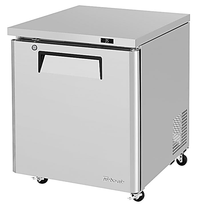 Turbo Air MUR-28L-N6 27 1/2" W Undercounter Refrigerator w/ 1 Section, Solid Door - Donut-Equipment.com