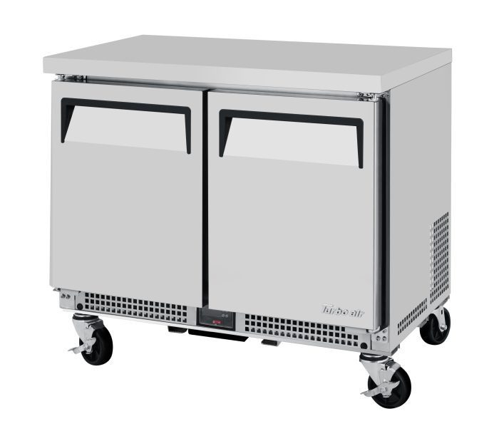 Turbo Air MUR-34S-N6 M3 Series 34" Shallow Depth Undercounter Refrigerator w/ 1 Section & 1 Solid Door - Bakery Wholesalers