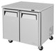 Turbo Air MUR-36-N6 36 1/4" W Undercounter Refrigerator w/ 1 Section, 2 Solid Doors & Hydrocarbon Refrigerant - Bakery Wholesalers