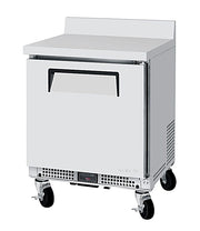 Turbo Air MWR-24S-N6 M3 Series 24" Shallow Depth Undercounter Worktop Refrigerator w/ (1) Section, 1 Solid Door - Donut-Equipment.com
