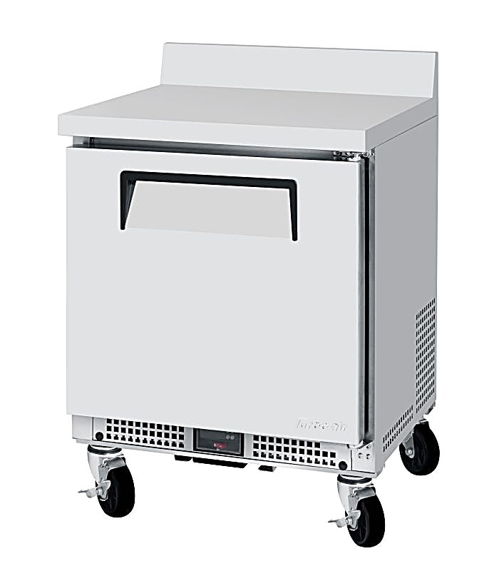 Turbo Air MWR-24S-N6 M3 Series 24" Shallow Depth Undercounter Worktop Refrigerator w/ (1) Section, 1 Solid Door - Donut-Equipment.com
