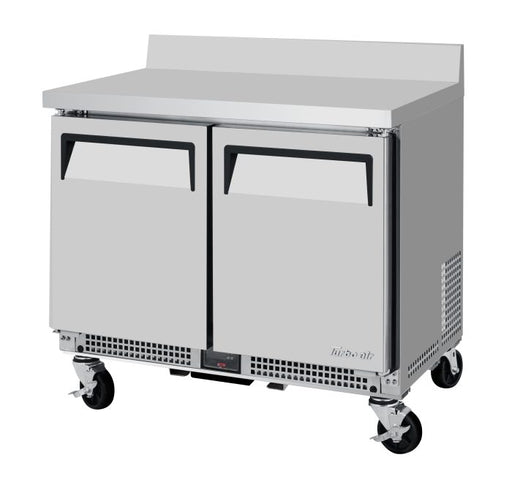 Turbo Air MWR-34S-N6 M3 Series 34" Shallow Depth Undercounter Worktop Refrigerator w/ (2) Section, 2 Solid Door - Bakery Wholesalers