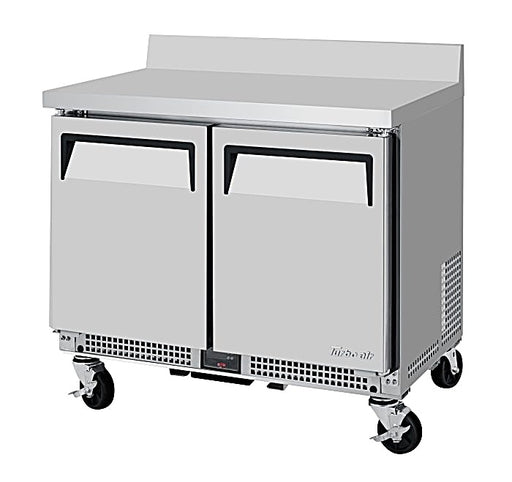 Turbo Air MWR-34S-N6 M3 Series 34" Shallow Depth Undercounter Worktop Refrigerator w/ (2) Section, 2 Solid Door - Donut-Equipment.com