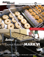 Belshaw Donut Robot® Mark VI (4-1/2" Flight Bar) with Dual Plain Depositor 1-13/16" for Cake Donut Production - Bakery Wholesalers