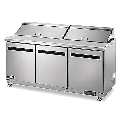 Arctic Air AST72R 72" Two Door Sandwich / Salad Prep Refrigerator Bakery Wholesalers