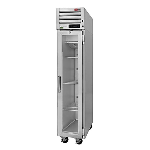 Turbo Air - PRO-12R-G-N, Commercial 18" 1 Glass Door Reach-in Refrigerator PRO Series 9.5 cu.ft. - Donut-Equipment.com