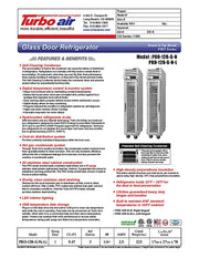 Turbo Air PRO-15R-G-N(-L) 13.34 Cu. Ft. Reach-In One-Section PRO Series Refrigerator - 115 Volts - Donut-Equipment.com