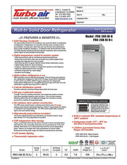 Turbo Air PRO-26R-RI-N 35" Premiere Pro Series Solid Door Roll-In Refrigerator - Donut-Equipment.com