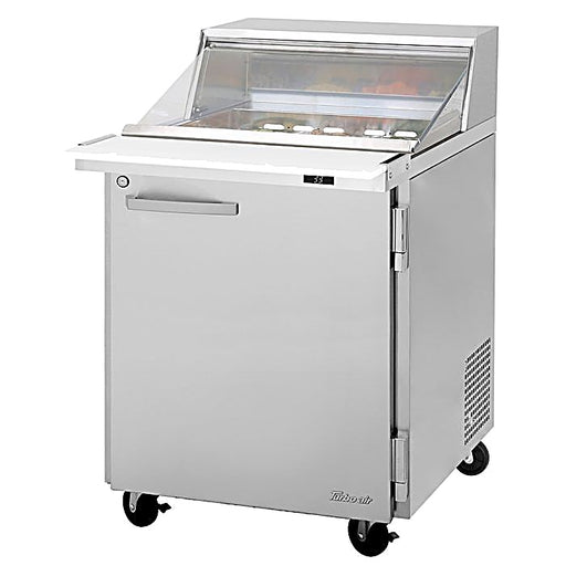Turbo Air PST-28-12-N-CL 27 1/2" PRO Series Mega Top Sandwich/Salad Prep Table w/ Refrigerated Base - Donut-Equipment.com