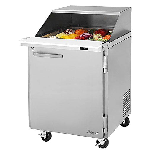 Turbo Air PST-28-12-N-SL 27 1/2" PRO Series Mega Top Sandwich/Salad Prep Table w/ Refrigerated Base - Donut-Equipment.com