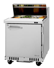 Turbo Air PST-28-FB-N 27 1/2" PRO Series Sandwich/Salad Prep Table w/ Refrigerated Base - Donut-Equipment.com