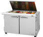 Turbo Air PST-48-18-N-FL 48 1/4" PRO Series Mega Top Sandwich/Salad Prep Table w/ Refrigerated Base - Donut-Equipment.com