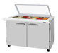 Turbo Air PST-48-18-N-GL 48 1/4" PRO Series Mega Top Sandwich/Salad Prep Table w/ Refrigerated Base - Donut-Equipment.com