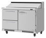 Turbo Air PST-48-D2R(L)-FB-N 27 1/2" PRO Series Sandwich/Salad Prep Table w/ Refrigerated Base - Donut-Equipment.com