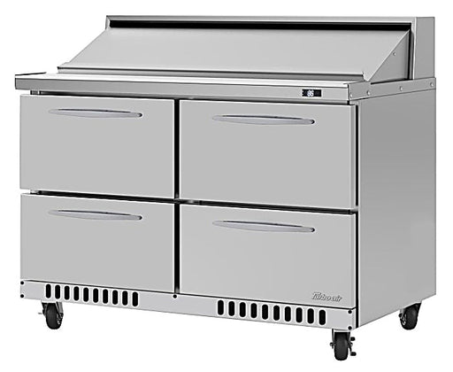 Turbo Air PST-48-D4-FB-N 48 1/4" PRO Series Sandwich/Salad Prep Table w/ Refrigerated Base - Donut-Equipment.com