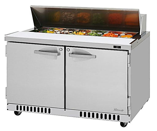 Turbo Air PST-48-FB-N 48 1/4" PRO Series Sandwich/Salad Prep Table w/ Refrigerated Base - Donut-Equipment.com