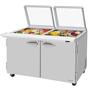 Turbo Air PST-60-24-N-GL 60 1/4" PRO Series Mega Top Sandwich/Salad Prep Table w/ Refrigerated Base - Donut-Equipment.com