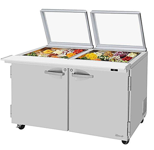Turbo Air PST-60-24-N-GL 60 1/4" PRO Series Mega Top Sandwich/Salad Prep Table w/ Refrigerated Base - Donut-Equipment.com