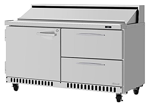 Turbo Air PST-60-D2R(L)-FB-N" PRO Series Sandwich/Salad Prep Table w/ Refrigerated Base - Donut-Equipment.com