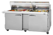 Turbo Air PST-72-30-N-CL 72 5/8" PRO Series Mega Top Sandwich/Salad Prep Table w/ Refrigerated Base - Donut-Equipment.com