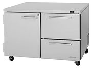 Turbo Air PUR-48-D2R-N 48 1/4" W Undercounter Refrigerator w/ (2) Sections - (1) Door & (2) Drawers - Donut-Equipment.com
