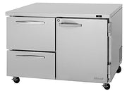 Turbo Air PUR-48-D2R-N 48 1/4" W Undercounter Refrigerator w/ (2) Sections - (1) Door & (2) Drawers - Donut-Equipment.com