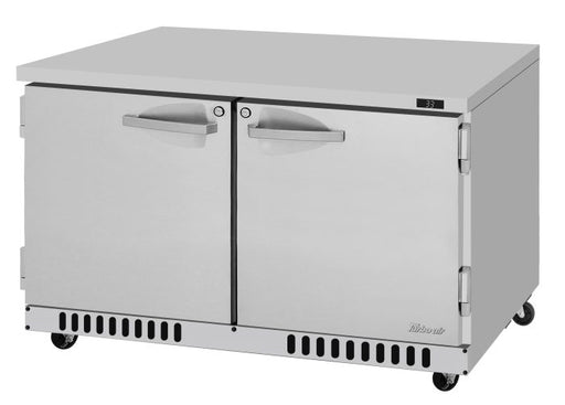 Turbo Air PUR-48-FB-N 48 1/4" W Undercounter Refrigerator w/ (2) Section & (2) Doors, Front Breathing - Donut-Equipment.com