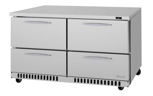 Turbo Air PUR-60-D4-FB-N 60 1/4" W Undercounter Refrigerator w/ 2 Section & 4 Drawers, Front Breathing - Donut-Equipment.com