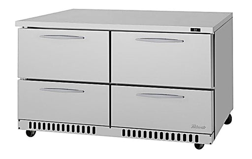 Turbo Air PUR-60-D4-FB-N 60 1/4" W Undercounter Refrigerator w/ 2 Section & 4 Drawers, Front Breathing - Donut-Equipment.com