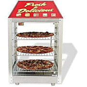 Two Door Warmer and Merchandiser for Cooked Foods Display for Service Counter Bakery Wholesalers