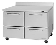 Turbo Air PWF-48-D4-N 48 1/4" Worktop Freezer w/ 2 Sections, 4 Drawers - Donut-Equipment.com