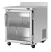 Turbo Air PWR-28-G-N 27 1/2" Worktop Refrigerator w/ (1) Section, 1 Glass Door - Bakery Wholesalers