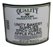 Quality Spicy Cubed Apple Turnover, Donut, Cake & Pastry Filling – 40 pound Bakery Wholesalers