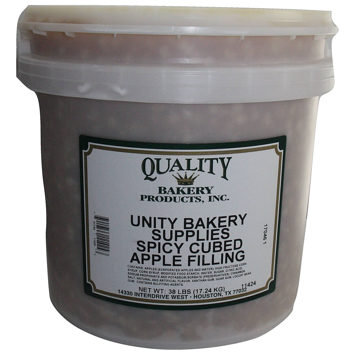 Quality Cubed Apple Turnover, Donut, Cake & Pastry Filling-19.5 pound ...